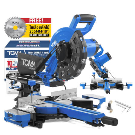 เครื่องเลื่อยองศา TOMA JAPAN รุ่น GX-955U 10 นิ้ว 2,500 วัตต์_8